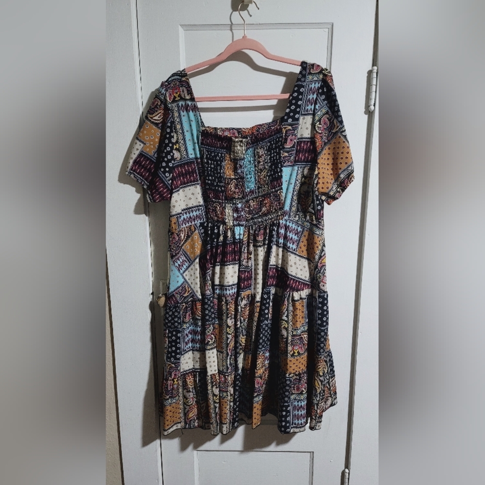 Bohemian Patchwork Dress